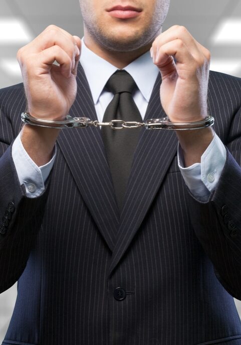 Handcuffs, White Collar Crime, Arrest.