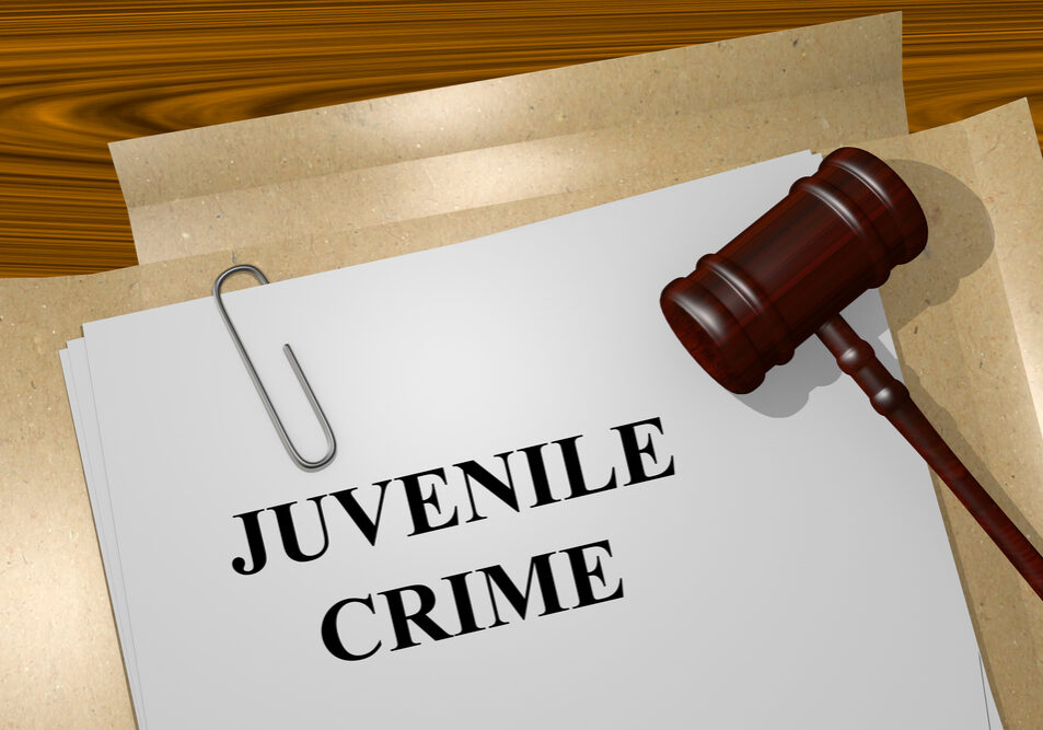 Render illustration of Juvenile Crime Title On Legal Documents